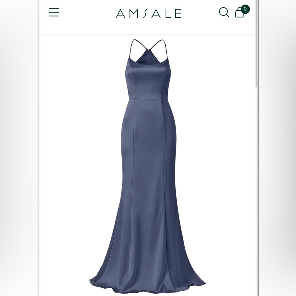 AMSALE | Everly | Slate | Size 0